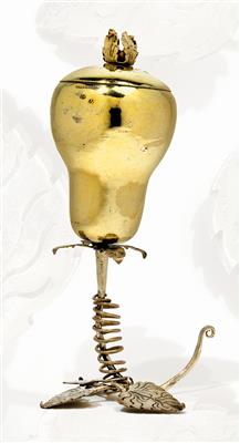 A pear-shaped goblet from Nürnberg, - Silver