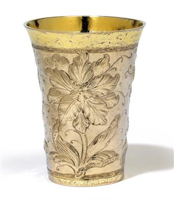 A tulip cup from Transylvania, - Silver