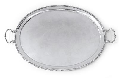 A tray from Venice, - Silver