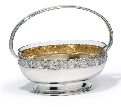 A bowl with handles, from Vienna, - Stříbro