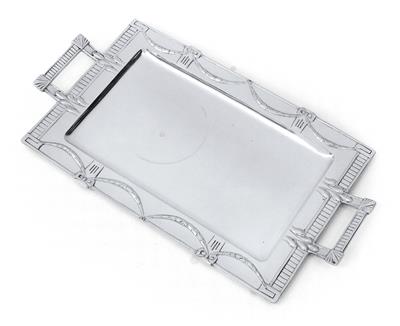 A tray with handles, from Vienna, - Silver