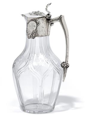 A wine jug from Vienna, - Silver
