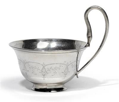 A chocolate cup from Augsburg, - Silver