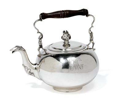A teapot from the Baltic Region, - Silver