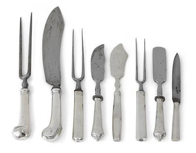 Cutlery set [elements of], - Stříbro