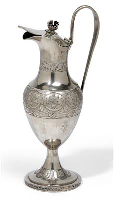 A ewer from Brno, - Silver