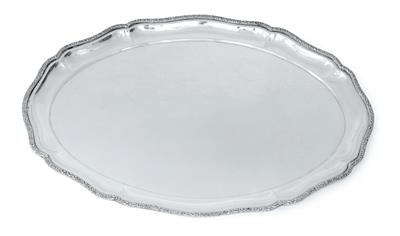 A tray from Budapest, - Silver