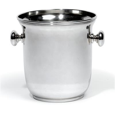 A champagne cooler from Italy, - Silver