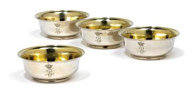 King Friedrich Wilhelm III. of Prussia (1770-1840) - 4 finger bowls, - Stříbro