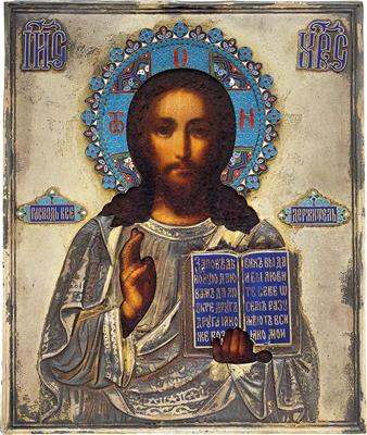 An icon from Moscow, - Stříbro