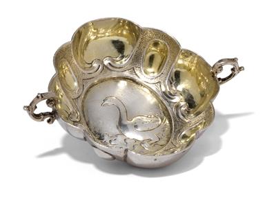A small cup with handle, from Augsburg, - Silver and Russian Silver