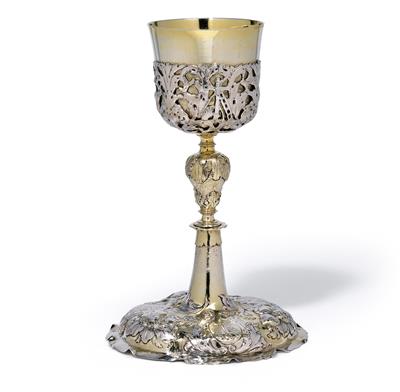 A goblet from Augsburg, - Silver and Russian Silver