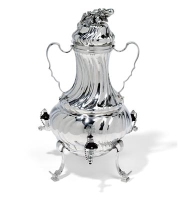 Augsburger Samovar, - Silber und Russisches Silber