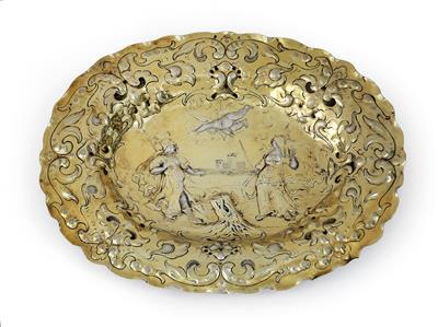 A salver from Augsburg, - Silver and Russian Silver