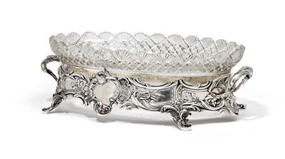 A jardinière from Germany, - Silver and Russian Silver