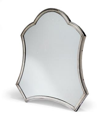 A standing mirror from Vienna, - Stříbro a Ruské stříbro