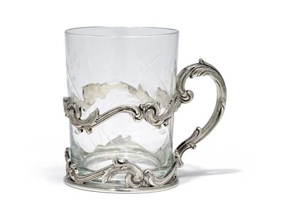 "Fabergé" - Moskauer Teeglashalter, - Silber