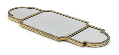 "ODIOT" - a mirror tray from Paris, - Silver and Russian Silver