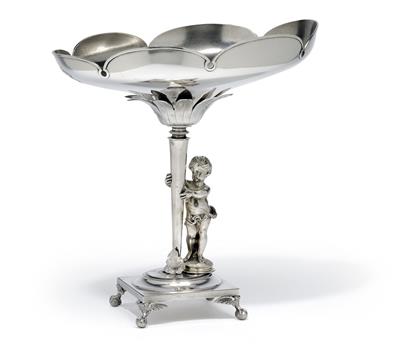 A centrepiece from America, - Silver and Russian Silver