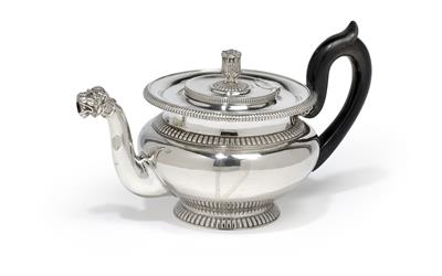 A teapot from Bern, - Silver and Russian Silver