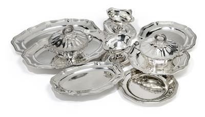 A large table service from Paris, - Silver and Russian Silver