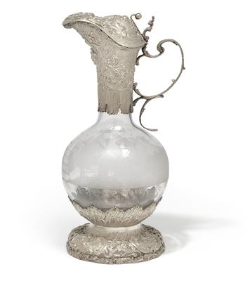 A wine jug from Holland, - Silver and Russian Silver