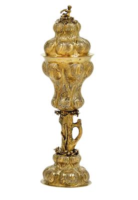 A lidded goblet from Moscow, - Stříbro a Ruské stříbro