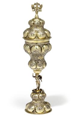 A lidded goblet from Moscow, - Silver and Russian Silver