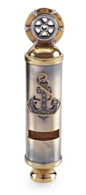 A sailor’s whistle from Moscow, - Silver and Russian Silver