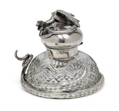 An inkwell from Moscow, - Silver and Russian Silver