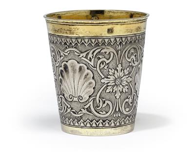 A Rococo cup, - Stříbro a Ruské stříbro