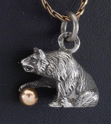 A pendant from Russia, - Silver and Russian Silver