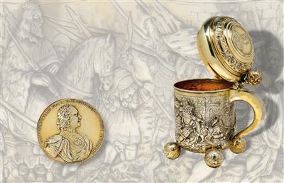 A tankard from Saint Petersburg, - Silver and Russian Silver