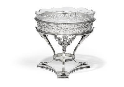 A centrepiece bowl from Vienna, - Stříbro a Ruské stříbro