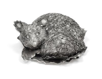 "BUCCELLATI" – A figure of a fox, - Silver and Russian Silver