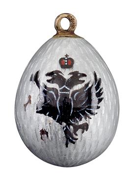 "FABERGÉ" – An egg pendant - Stříbro a Ruské stříbro