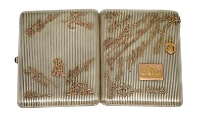 A cigarette case from Moscow, - Stříbro a Ruské stříbro