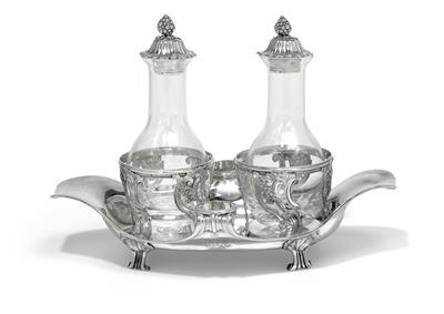 A Louis XV. cruet frame from Paris, - Argenti e Argenti russi