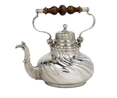 Augsburger Teekanne, - Silber