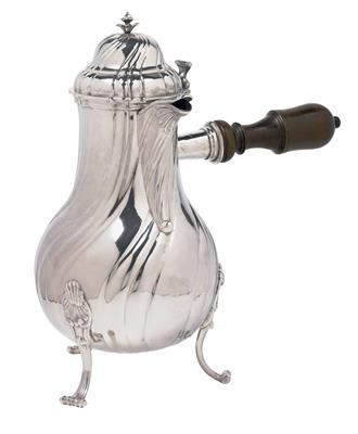 A Coffee Pot from France, - Silver