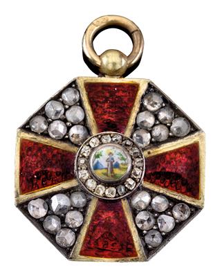 Imperial Russian Order of Saint Anna, - Stříbro