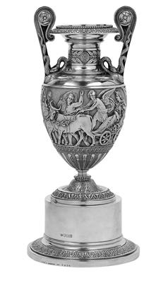 A Vase with Base from London, - Stříbro
