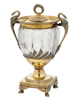 A Covered Urn from Paris, - Silver