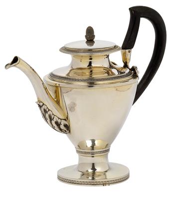 A Teapot, - Silver