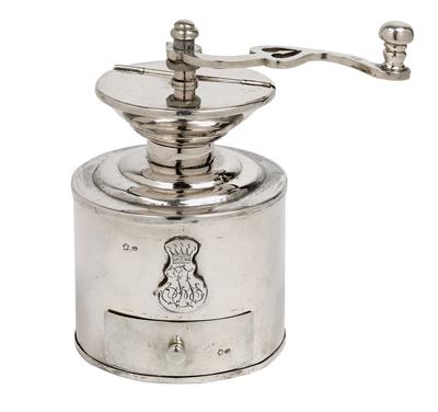 A Coffee Grinder from Vienna, - Silver