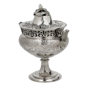 A Neo-Classical Sugar Urn from Vienna, - Argenti