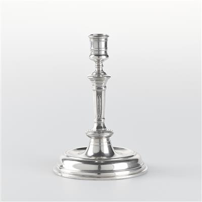 A Maria Theresa Candleholder from Vienna, - Argenti