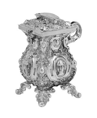 A Money Box from Vienna, - Silver