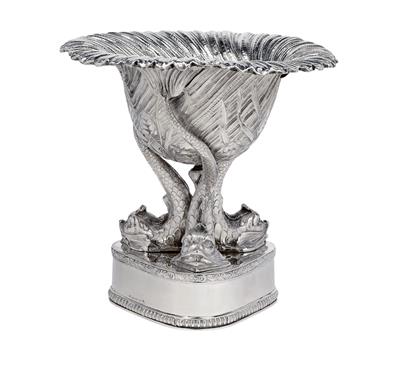 “BUCCELLATI” - a Centrepiece, - Silver and Russian Silver