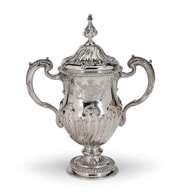 Henry Paget, 1. Marquess of Anglesy - Londoner Georg III. Deckelpokal, - Silber & Russisches Silber